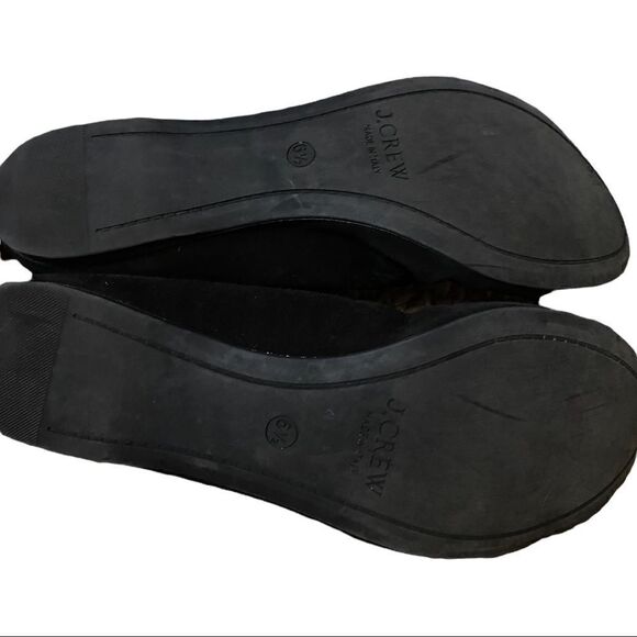 J. Crew| Black Cece Suede Ballet Flats | 6.5 - Picture 7 of 7